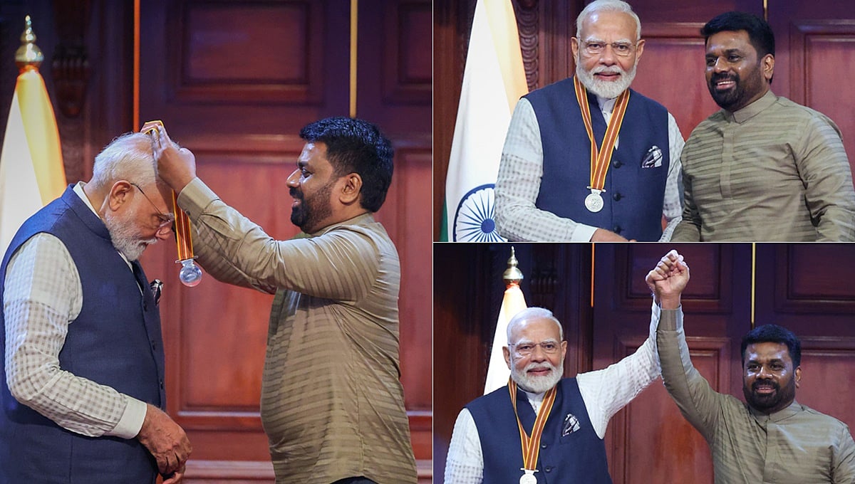 Sri Lanka: ಪ್ರಧಾನಿ ಮೋದಿಗೆ 'ಮಿತ್ರ ವಿಭೂಷಣ' ಪ್ರಶಸ್ತಿ ಪ್ರದಾನ; ಏನಿದರ ವಿಶೇಷತೆ?