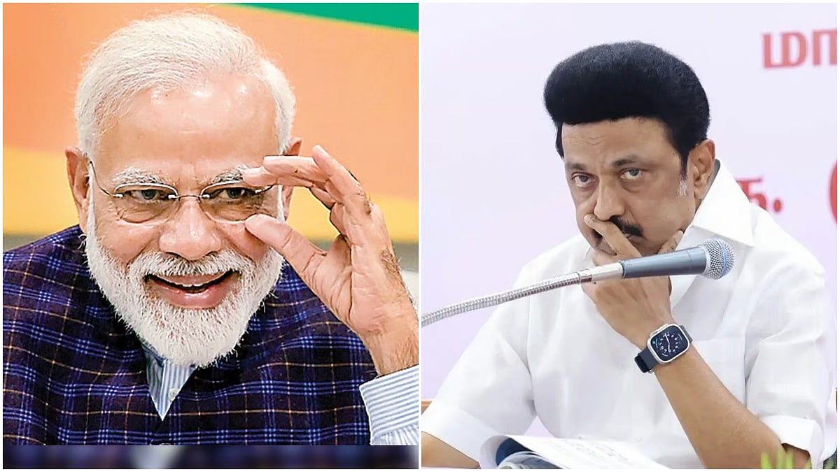 ನೀವು ನನಗೆ ಇಂಗ್ಲೀಷ್ ನಲ್ಲೇ ಪತ್ರ ಬರೀತೀರಾ, ಕನಿಷ್ಠ ಸಹಿಯನ್ನಾದ್ರೂ ತಮಿಳಲ್ಲಿ ಮಾಡಿ, ಆಮೇಲೆ ಹಿಂದಿ ಹೇರಿಕೆ ಬಗ್ಗೆ ಮಾತಾಡಿ: ಸ್ಟಾಲಿನ್ಗೆ ಮೋದಿ ಟಾಂಗ್