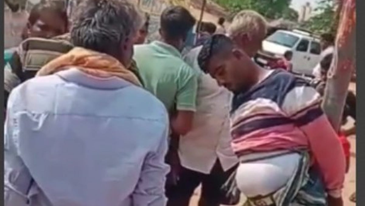 ಮಂಡ್ಯ: ಹಣಕಾಸು ವಿಚಾರಕ್ಕೆ ಕಂಬಕ್ಕೆ ಕಟ್ಟಿಹಾಕಿ ಯುವಕನಿಗೆ ಥಳಿತ