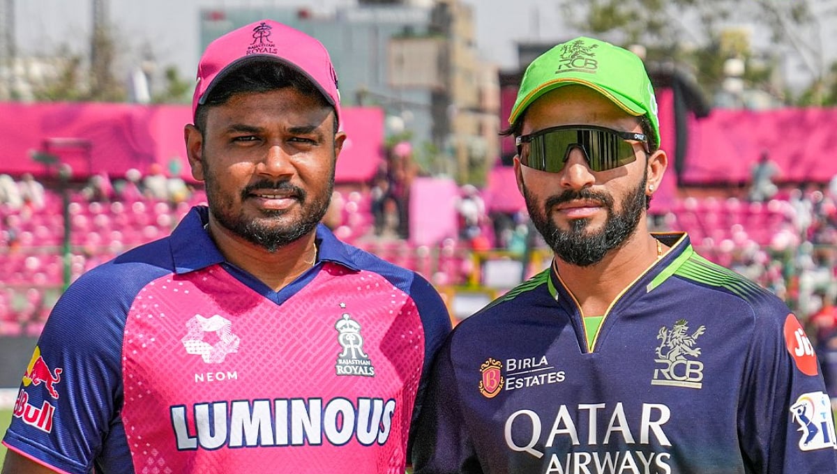 IPL 2025: ಟಾಸ್ ಗೆದ್ದ RCB ಬೌಲಿಂಗ್ ಆಯ್ಕೆ, RR ತಂಡದಲ್ಲಿ ಒಂದು ಬದಲಾವಣೆ