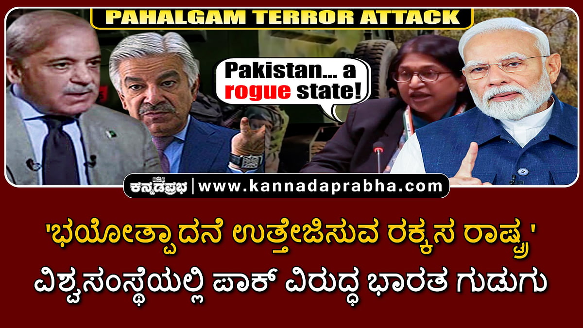 Watch | 'ಭಯೋತ್ಪಾದನೆ ಉತ್ತೇಜಿಸುವ ರಕ್ಕಸ ರಾಷ್ಟ್ರ': ವಿಶ್ವಸಂಸ್ಥೆಯಲ್ಲಿ ಪಾಕ್ ವಿರುದ್ಧ ಭಾರತ ಗುಡುಗು