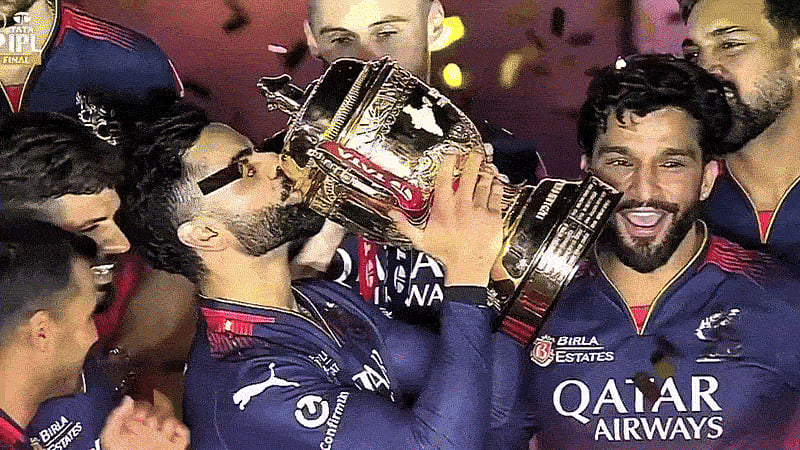 IPL 2025 Final: PBKS ವಿರುದ್ಧ RCBಗೆ ರೋಚಕ ಜಯ; ಕೊನೆಗೂ 18 ವರ್ಷಗಳ ಬಳಿಕ ಮೊದಲ ಟ್ರೋಫಿ ಎತ್ತಿಹಿಡಿದ Virat Kohli!