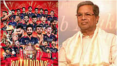 RCB IPL ಚಾಂಪಿಯನ್: CM ಸಿದ್ದರಾಮಯ್ಯ, DCM ಡಿ.ಕೆ ಶಿವಕುಮಾರ್ ಸೇರಿ ಹಲವರಿಂದ ಅಭಿನಂದನೆ