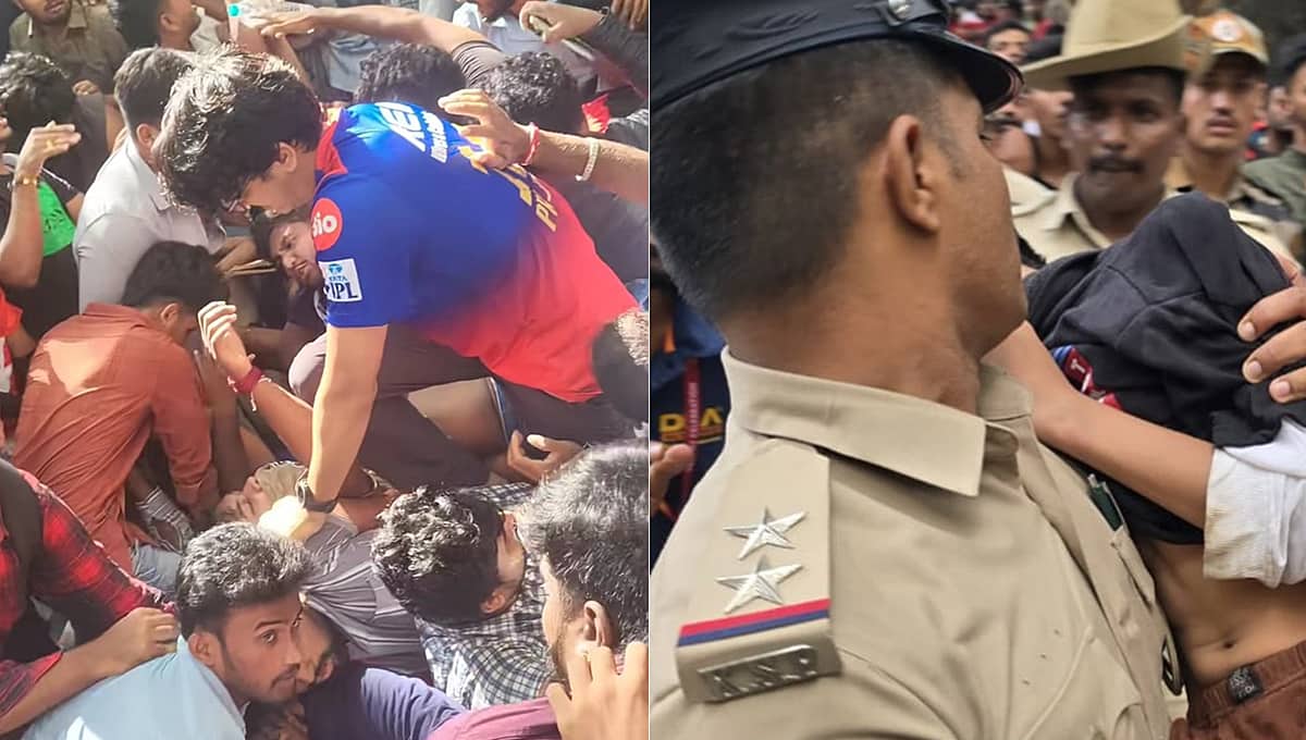 RCB ವಿಜಯೋತ್ಸವ: ಚಿನ್ನಸ್ವಾಮಿ ಕ್ರೀಡಾಂಗಣ ಬಳಿ ಕಾಲ್ತುಳಿತ; 10 ಅಭಿಮಾನಿಗಳು ಸಾವು, ಹಲವರು ಅಸ್ವಸ್ಥ! Video
