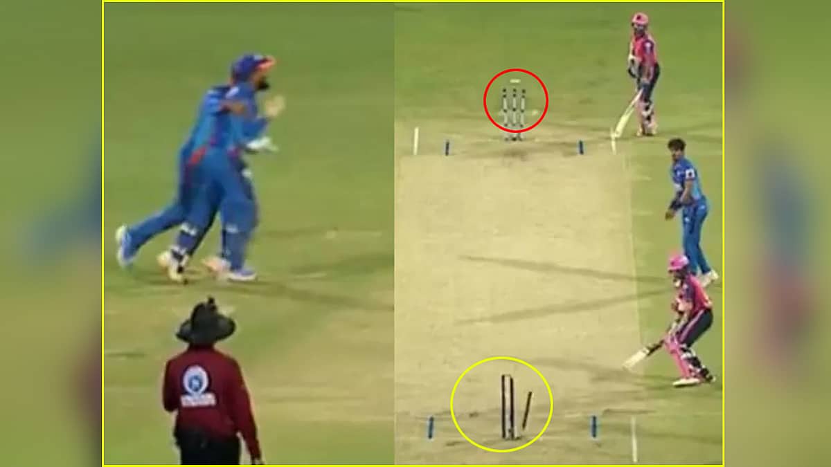 ಒಂದೇ ಥ್ರೋನಲ್ಲಿ ಎರಡೂ ಬದಿಯ ಬೇಲ್ಸ್ ಎಗರಿಸಿದ Indian Wicket-Keeper; ರನೌಟ್ ಆಗಿದ್ದು ಯಾರು?; Video
