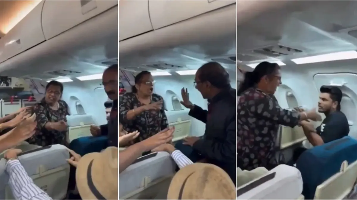 Bengaluru: Air India ವಿಮಾನದಲ್ಲಿ ಹೈಡ್ರಾಮಾ; ಲಗೇಜ್ ವಿಚಾರಕ್ಕೆ ಜಟಾಪಟಿ, ಸಹ ಪ್ರಯಾಣಿಕನಿಗೂ ಬಾರಿಸಿದ ಮಹಿಳೆ! ಮುಂದಾಗಿದ್ದೇನು? Video