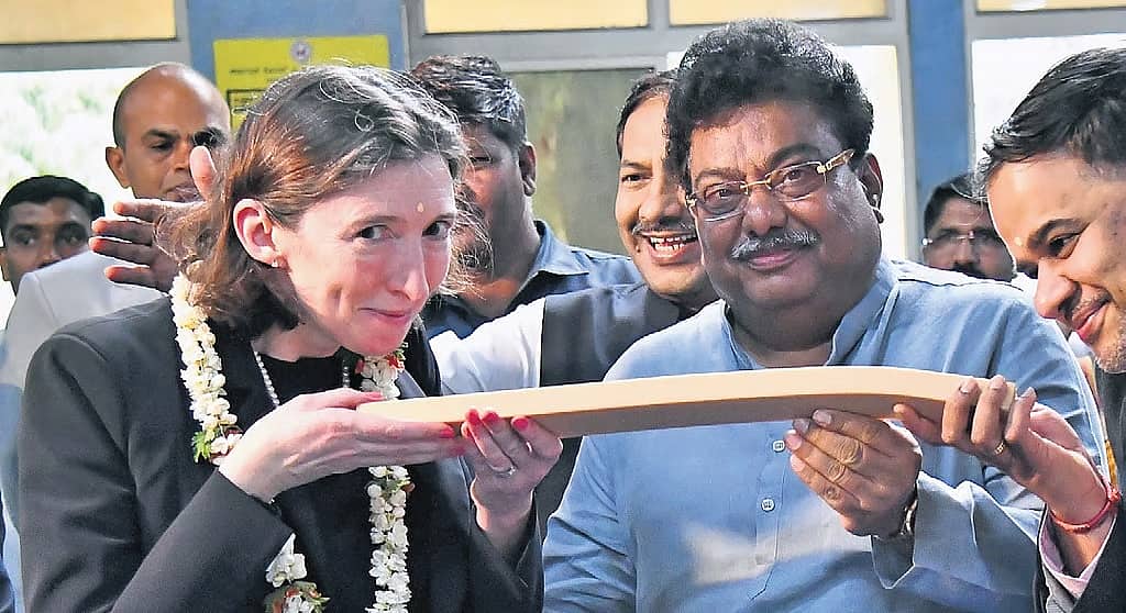 KSDL ಉತ್ಪನ್ನಗಳನ್ನು ಲಂಡನ್ ನಲ್ಲಿ ಪ್ರದರ್ಶಿಸಿ: ಬ್ರಿಟಿಷ್ ರಾಯಭಾರಿ ಲಿಂಡಿ ಕ್ಯಾಮರೂನ್