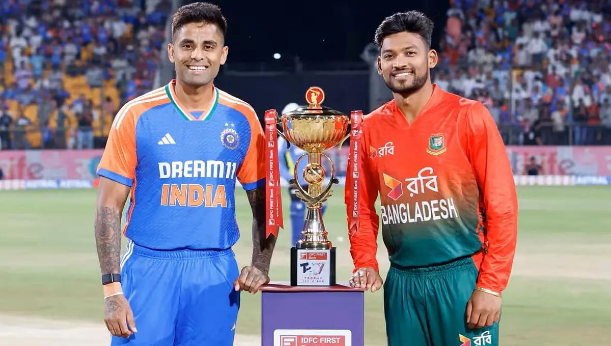 ಆಗಸ್ಟ್ನಲ್ಲಿ ಭಾರತ-ಬಾಂಗ್ಲಾದೇಶ ಟಿ20 ಸರಣಿ; ನಾಯಕ ಸೂರ್ಯಕುಮಾರ್ ಯಾದವ್ ಆಡುವುದು ಅನುಮಾನ!