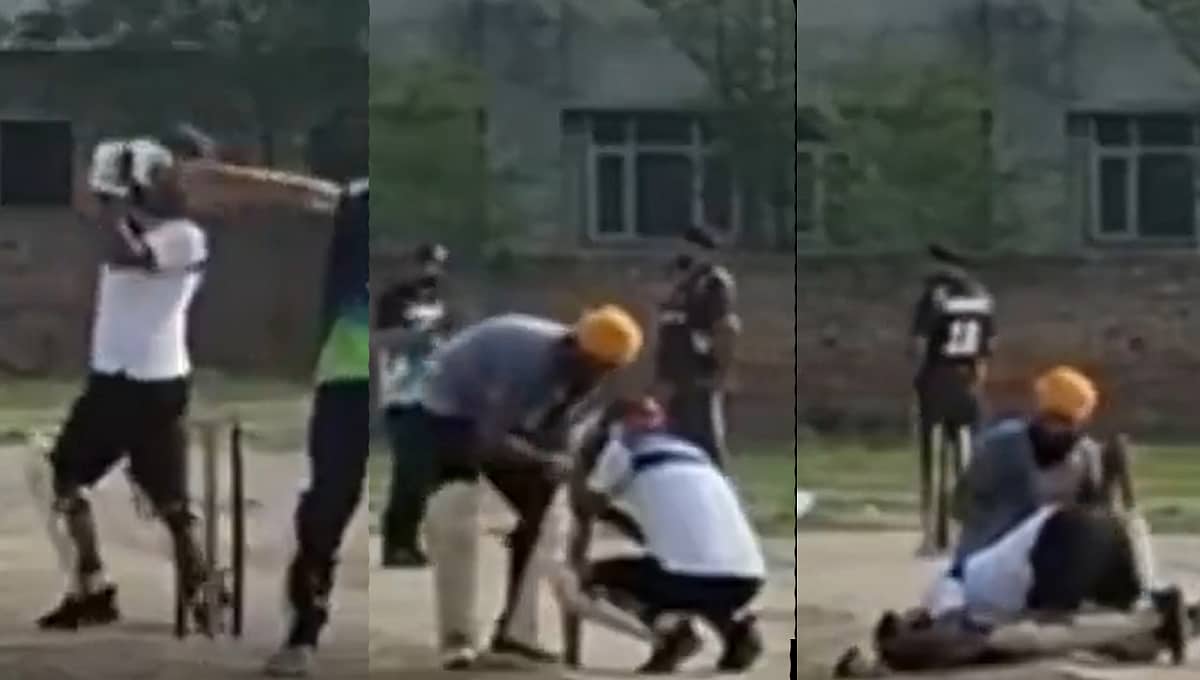 Video: ಜೀವನದ ಕೊನೆ ಸಿಕ್ಸರ್ ಬಾರಿಸಿದ ಬ್ಯಾಟ್ಸ್ಮನ್; ಮೈದಾನದಲ್ಲೇ ಕುಸಿದು ಬಿದ್ದು ಸಾವು!
