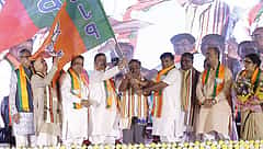 ಬಂಗಾಳ ಬಿಜೆಪಿ ಅಧ್ಯಕ್ಷರಾಗಿ ಭಟ್ಟಾಚಾರ್ಯ ಅಧಿಕಾರ; ಟಿಎಂಸಿ ಹೊರಹಾಕಲು 'ಒಗ್ಗಟ್ಟಿನ ಹೋರಾಟ'ಕ್ಕೆ ಕರೆ