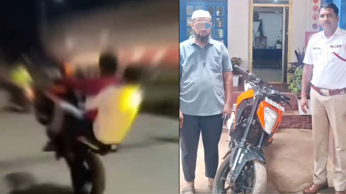 Shock ಕೊಟ್ಟ ಪೊಲೀಸರು: ಪುತ್ರನ ವ್ಹೀಲಿಂಗ್ ಶೋಕಿಗೆ ಪೋಷಕರಿಗೆ ಬಿತ್ತು 25 ಸಾವಿರ ರೂ ದಂಡ!