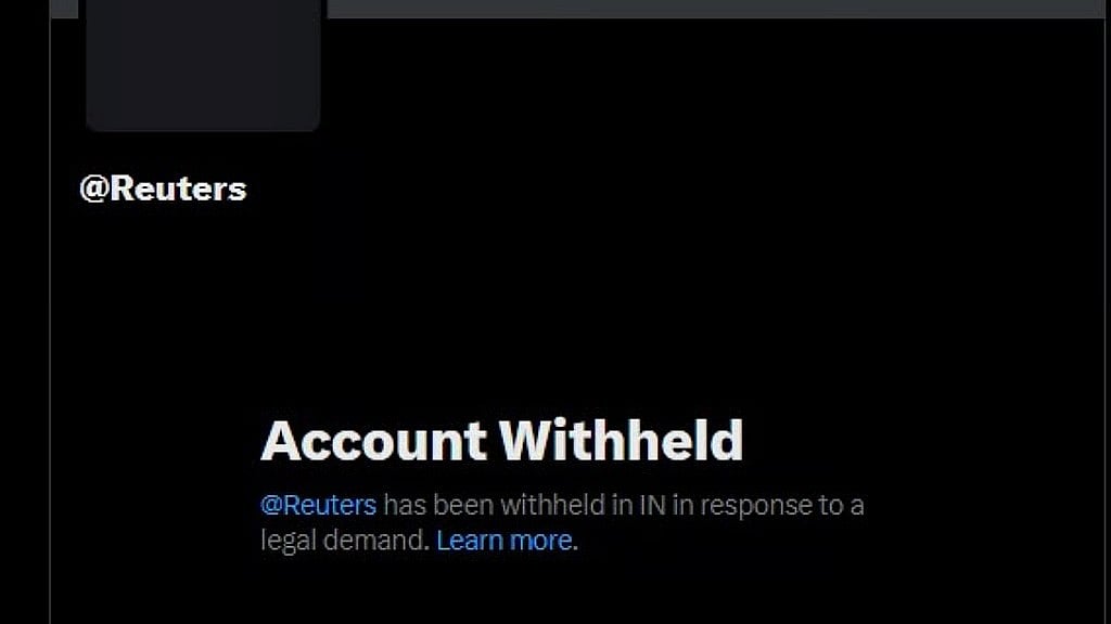 ಭಾರತದಲ್ಲಿ Reuters 'X' ಖಾತೆ ನಿರ್ಬಂಧ: ಕೇಂದ್ರ ಸರ್ಕಾರ ಹೇಳಿದ್ದೇನು?