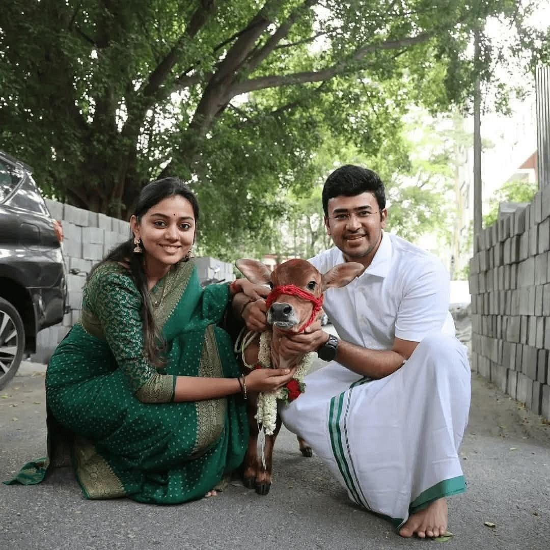 ಮನೆಗೆ ಹೊಸ ಅತಿಥಿಯನ್ನು ಹಾಡಿನ ಮೂಲಕ ಸ್ವಾಗತಿಸಿದ ಸಂಸದ ತೇಜಸ್ವಿ ಸೂರ್ಯ ದಂಪತಿ; Video
