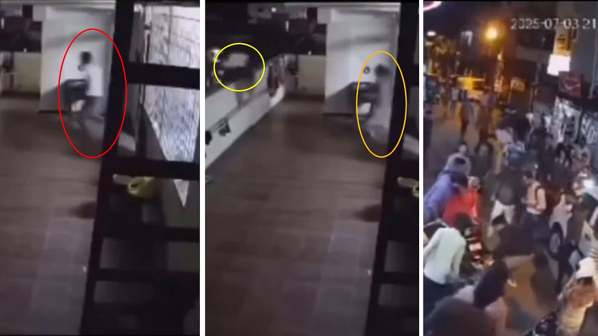 Shocking: ಹೆಂಡತಿ ಕಾಟಕ್ಕೆ ಬೇಸತ್ತು 4ನೇ ಅಂತಸ್ತಿನಿಂದ ಕೆಳಗೆ ಹಾರಿದ ಪತಿ, ದುರಂತ ಸಾವು.. Video Viral!