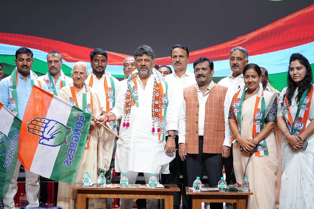 ಕಾಂಗ್ರೆಸ್ ಏನು ಕೊಟ್ಟಿದೆ ಅಂತಾ ಕೇಳ್ಬೇಡಿ, ಮಾತನಾಡುವ ಶಕ್ತಿ ನೀಡಿದೆ: ಪಕ್ಷ ನಿಷ್ಠ ಡಿಕೆಶಿ!