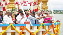 ಸಂಪೂರ್ಣ ತುಂಬಿದ ಕಬಿನಿ ಜಲಾಶಯಕ್ಕೆ ಬಾಗಿನ ಅರ್ಪಿಸಿದ ಸಿಎಂ ಸಿದ್ದರಾಮಯ್ಯ