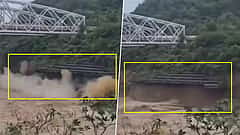 Himachal Pradesh: ರೈಲು ಚಲಿಸಿದ ಬಳಿಕ ಸೇತುವೆ ಅಡಿಪಾಯ ಕುಸಿತ; ತಪ್ಪಿದ ಮಹಾ ದುರಂತ; Video