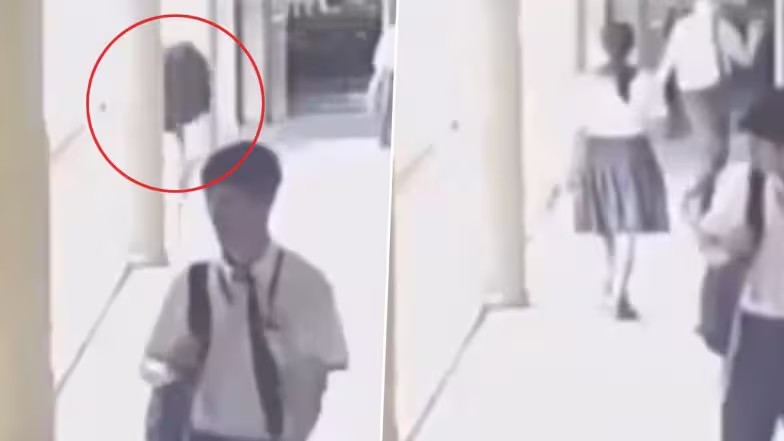 Ahmedabad school Tragedy: 4ನೇ ಮಹಡಿಯಿಂದ ಹಾರಿದ ವಿದ್ಯಾರ್ಥಿನಿ ಸಾವು; CCTV Video