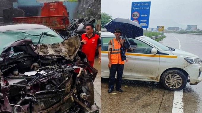 Mumbai-Pune Expressway ಸರಣಿ ಅಪಘಾತ: 25 ವಾಹನಗಳಿಗೆ ಟ್ರಕ್ ಢಿಕ್ಕಿ; ಓರ್ವ ಮಹಿಳೆ ಸಾವು; Video