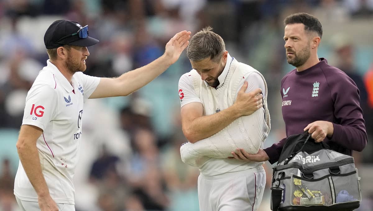 IND vs ENG 5th test: ಅಂತಿಮ ಟೆಸ್ಟ್ ಪಂದ್ಯದಿಂದ ಕ್ರಿಸ್ ವೋಕ್ಸ್ ಔಟ್; ಇಂಗ್ಲೆಂಡ್ಗೆ ದೊಡ್ಡ ಹಿನ್ನಡೆ
