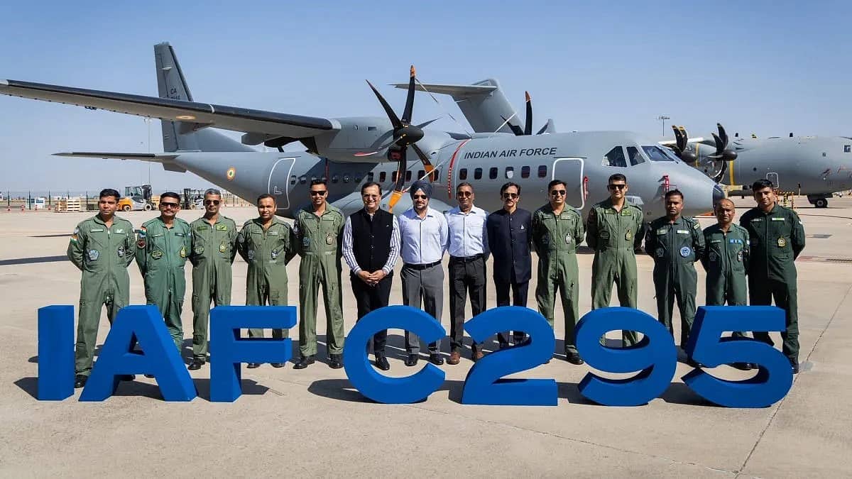 ಸ್ಪೇನ್ನಿಂದ ಏರ್ಬಸ್ C-295 ಮಿಲಿಟರಿ ಸಾರಿಗೆ ವಿಮಾನ ಪಡೆದ ಭಾರತ: ರಕ್ಷಣಾ ಸಾಮರ್ಥ್ಯ ಬಲವರ್ಧನೆಯಲ್ಲಿ ಪ್ರಮುಖ ಮೈಲಿಗಲ್ಲು!