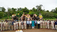 ಕೊಡಗಿನಲ್ಲಿ ವಿಶ್ವ ಆನೆ ದಿನ ಆಚರಣೆ; ಗಜರಾಜನಿಗೆ ವಿಶೇಷ ಪೂಜೆ