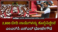 Watch | 2,800 ಬೀದಿ ನಾಯಿಗಳನ್ನು ಕೊಲ್ಲಿಸಿದ್ದೇನೆ: ವಿಧಾನ ಪರಿಷತ್ತಿನಲ್ಲಿ ಎಸ್‌ಎಲ್ ಭೋಜೇಗೌಡ
