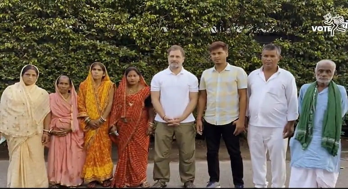 ಬಿಹಾರ: ಮತದಾರರ ಪಟ್ಟಿಯಿಂದ ಕೈಬಿಟ್ಟ, ಮೃತರ ಸಾಲಿಗೆ ಸೇರಿದ್ದ 7 ಮಂದಿಯನ್ನು ಭೇಟಿಯಾದ ರಾಹುಲ್ ಗಾಂಧಿ