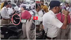 ಬಟ್ಟೆ ಬಿಚ್ಚಿಸಿ ಬೆತ್ತಲೆ ಓಡಿಸ್ತೀನಿ..: Traffic Police ಗೆ 'ಕೈ' ಸನ್ನೆ ಮಾಡಿ ಹಿಂದಿ ಮಹಿಳೆಯಿಂದ ಅಶ್ಲೀಲ ನಿಂದನೆ; Video!