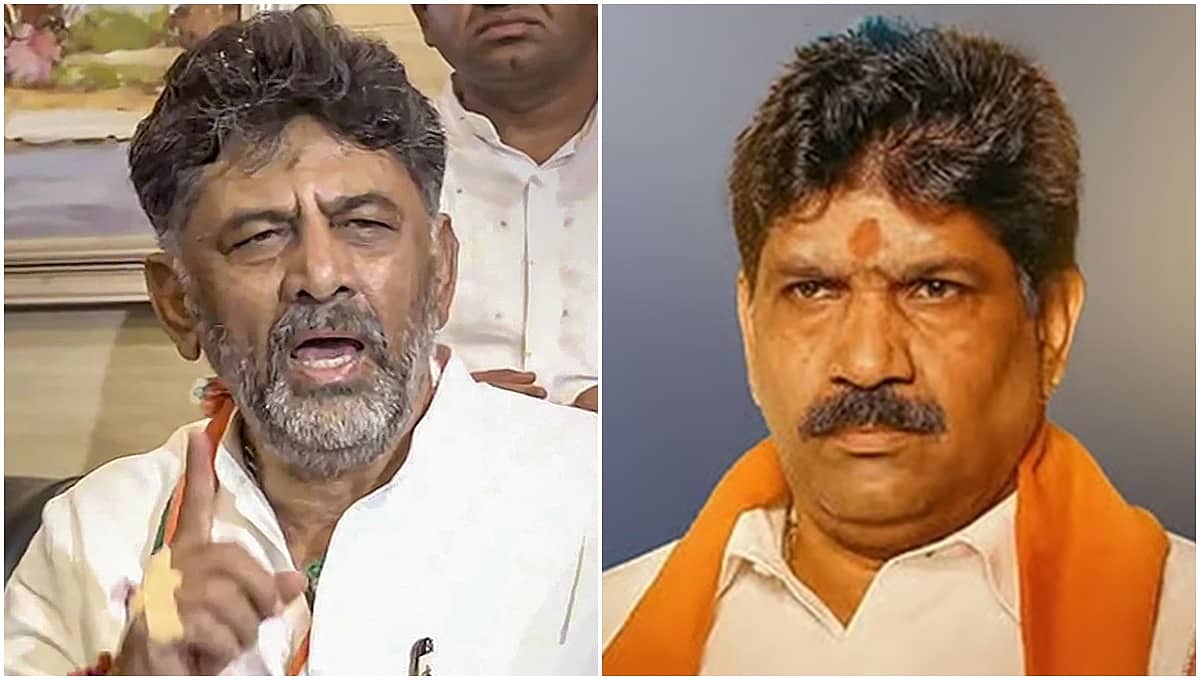 ಬಿ.ಎಲ್ ಸಂತೋಷ್ ವಿರುದ್ಧ ಮಾತನಾಡಿದ್ದವನ ಒದ್ದು ಒಳಗೆ ಹಾಕಿದ್ದೇವೆ: ತಿಮರೋಡಿ ವಿರುದ್ಧ ಡಿ.ಕೆ ಶಿವಕುಮಾರ್ ಗರಂ!