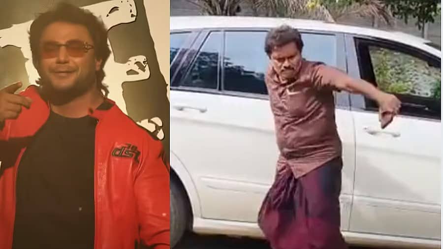 'ಡೆವಿಲ್' ಸಿನಿಮಾದ '‘ಇದ್ರೆ ನೆಮ್ಮದಿಯಾಗ್ ಇರ್ಬೇಕ್' ಹಾಡಿಗೆ ಭರ್ಜರಿ ಸ್ಟೆಪ್ ಹಾಕಿದ ವಿನೋದ್ ರಾಜ್! Video