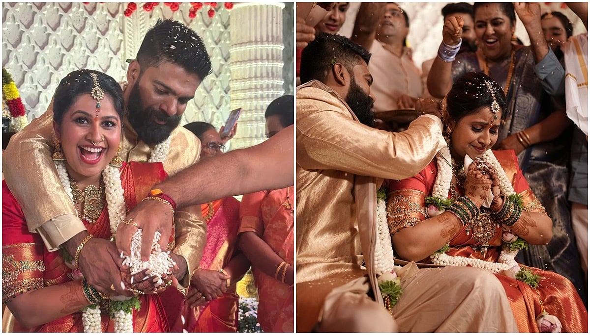 Anchor Anushree Marriage: ರೋಷನ್ ಜೊತೆ ಸಪ್ತಪದಿ ತುಳಿದ ಆ್ಯಂಕರ್ ಅನುಶ್ರೀ