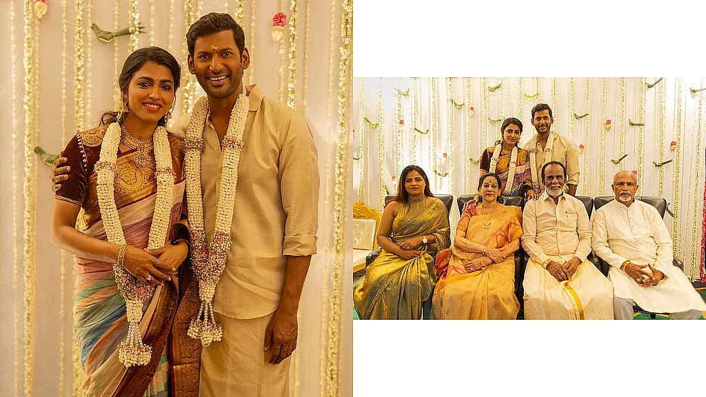 ಹುಟ್ಟುಹಬ್ಬದಂದೇ ಸಾಯಿ ಧನ್ಶಿಕಾ ಜೊತೆ ನಟ ವಿಶಾಲ್ ನಿಶ್ಚಿತಾರ್ಥ