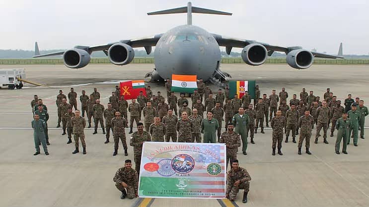 Joint Military Exercise: ಸುಂಕಾಸ್ತ್ರದ ನಡುವೆ 'ಜಂಟಿ ಸಮರಾಭ್ಯಾಸ'ಕ್ಕಾಗಿ ಅಮೆರಿಕಕ್ಕೆ ಭಾರತೀಯ ಸೇನೆ ಆಗಮನ!