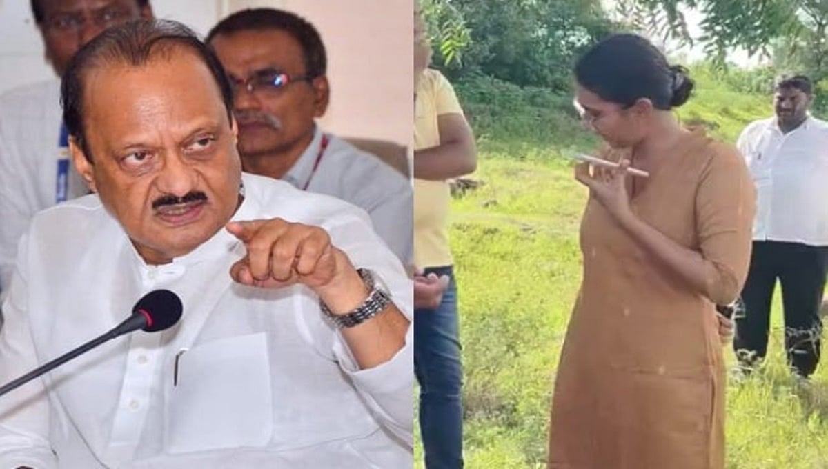 ನಾನು ಹೇಳಿದ್ರೂ ಕೇಳೋಲ್ವಾ, ಎಷ್ಟು ಧೈರ್ಯ ನಿನಗೆ? ಮಹಿಳಾ IPS ಅಧಿಕಾರಿ ಜೊತೆ ಅಜಿತ್ ಪವಾರ್ ವಾಗ್ವಾದ; Video