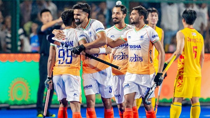 Hockey Asia Cup 2025: ಹಾಲಿ ಚಾಂಪಿಯನ್ ದಕ್ಷಿಣ ಕೊರಿಯಾ ವಿರುದ್ಧ ಭಾರತ 4-1 ಗೆಲುವು; 8 ವರ್ಷಗಳ ಬಳಿಕ ಪ್ರಶಸ್ತಿ, ವಿಶ್ವಕಪ್ ಗೆ ಅರ್ಹತೆ!