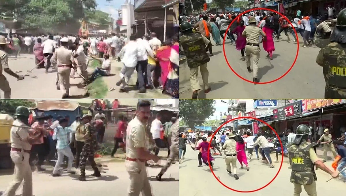 ಮದ್ದೂರಿನಲ್ಲಿ ಪ್ರತಿಭಟನೆ ವೇಳೆ ಪೊಲೀಸರಿಂದ ಲಾಠಿಚಾರ್ಜ್; 21 ಮಂದಿ ಬಂಧನ; Video