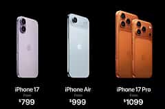 Apple: iPhone 17 ಸರಣಿ ಬಿಡುಗಡೆ; A19 ಪ್ರೊ ಚಿಪ್, 48 MP ಕ್ಯಾಮೆರಾ, ಹೆಚ್ಚು ಸಾಮರ್ಥ್ಯದ ಬ್ಯಾಟರಿ ಅನಾವರಣ