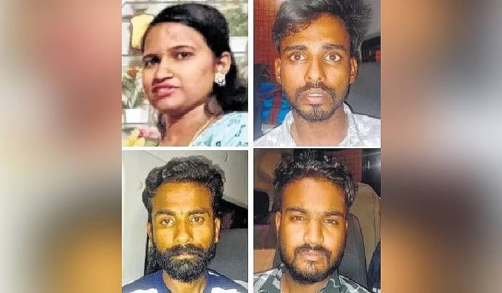6 ತಿಂಗಳ ಗರ್ಭಿಣಿ ಪತ್ನಿ ಹತ್ಯೆಗೈದು ಅಪಘಾತ ಎಂದು ಬಿಂಬಿಸಿದ್ದ ಪತಿ ಸೇರಿ ಮೂವರ ಬಂಧನ