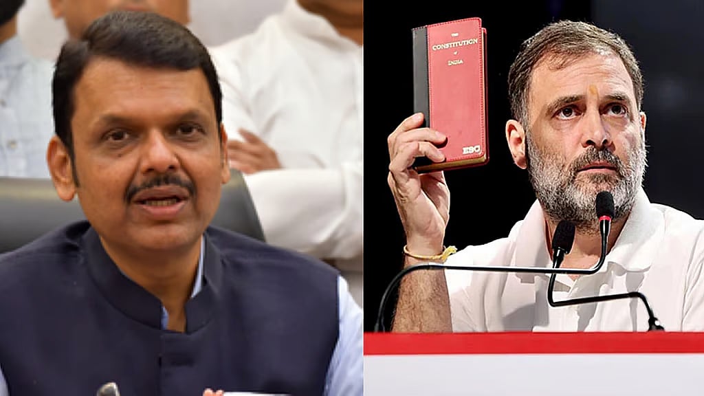 ರಾಹುಲ್ ಗಾಂಧಿ 'ನಗರ ನಕ್ಸಲ'ರಂತೆ ಮಾತನಾಡುತ್ತಿದ್ದಾರೆ: ಮಹಾರಾಷ್ಟ್ರ ಸಿಎಂ ಫಡ್ನವೀಸ್