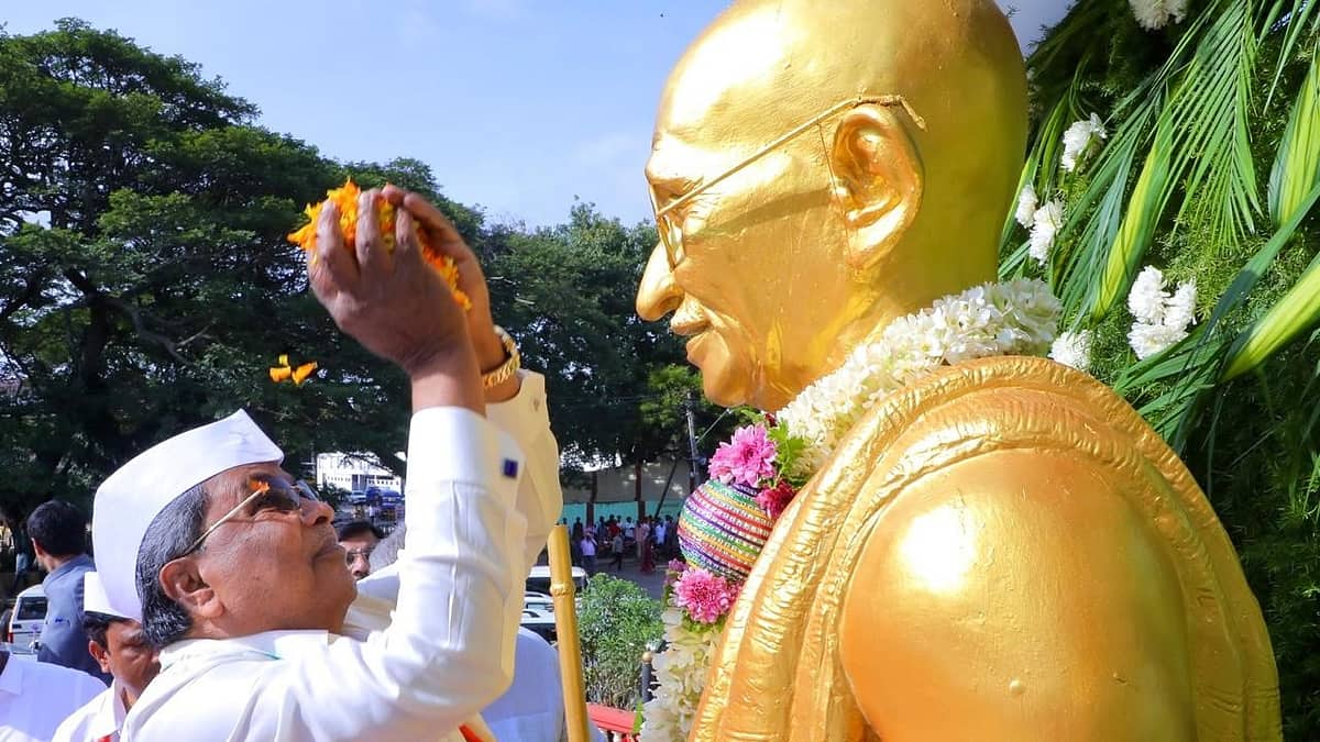 ಗಾಂಧೀಜಿಯವರ ತ್ಯಾಗ, ಬಲಿದಾನ ಸದಾ ನಮಗೆ ಆದರ್ಶ: ಸಿಎಂ ಸಿದ್ದರಾಮಯ್ಯ
