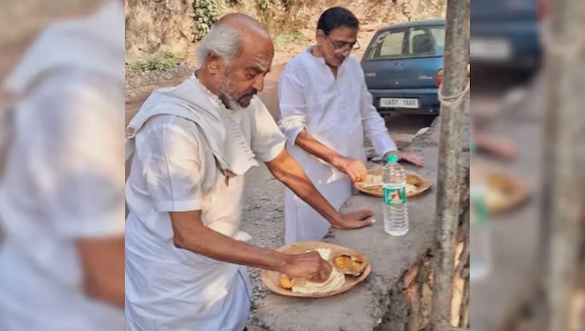 ರಜನಿ ಆಧ್ಯಾತ್ಮಿಕ ಪ್ರಯಾಣ: ಗಂಗಾ ನದಿ ದಡದಲ್ಲಿ ಧ್ಯಾನ, ಬೀದಿ ಬದಿಯಲ್ಲೇ ಊಟ; ಸೂಪರ್ ಸ್ಟಾರ್ ಸರಳತೆಗೆ ಭಾರೀ ಮೆಚ್ಚುಗೆ!