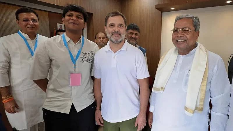 ರಾಹುಲ್ ಗಾಂಧಿ ಜೊತೆಗಿನ ಫೋಟೊ ಶೇರ್ ಮಾಡಿಕೊಂಡ ಸಿದ್ದರಾಮಯ್ಯ ಮೊಮ್ಮಗ ಧವನ್ ಹೇಳಿದ್ದೇನು?