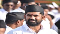 'ನೆಹರು ಮರಿ ಮೊಮ್ಮಗಳ ಹೆಸರು ಇಟ್ಕೊಂಡಿರುವ ನಿಮ್ಮಿಂದ RSS ಬ್ಯಾನ್ ಅಸಾಧ್ಯ; ಜಮೀರ್ನ ಬಿಳಿ ಟೋಪಿ ಸಾಬಣ್ಣ ಅಂತ ಕರಿತೀರಾ?'