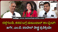Watch | ರಸ್ತೆಗುಂಡಿ, ಕಸದ ಬಗ್ಗೆ ಮಜುಂದಾರ್ ಶಾ ಟ್ವೀಟ್; ಪ್ರಿಯಾಂಕ್ ಖರ್ಗೆ, ಎಂ.ಬಿ ಪಾಟೀಲ್ ತೀಕ್ಷ್ಣ ಪ್ರತಿಕ್ರಿಯೆ!