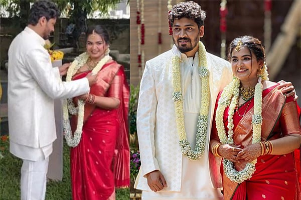'ಮಂತ್ರ ಮಾಂಗಲ್ಯ' ವಿವಾಹ: ಹಿಂದೂ ಯುವಕನನ್ನು ವರಿಸಿದ ಗಾಯಕಿ ಸುಹಾನಾ ಸೈಯದ್!
