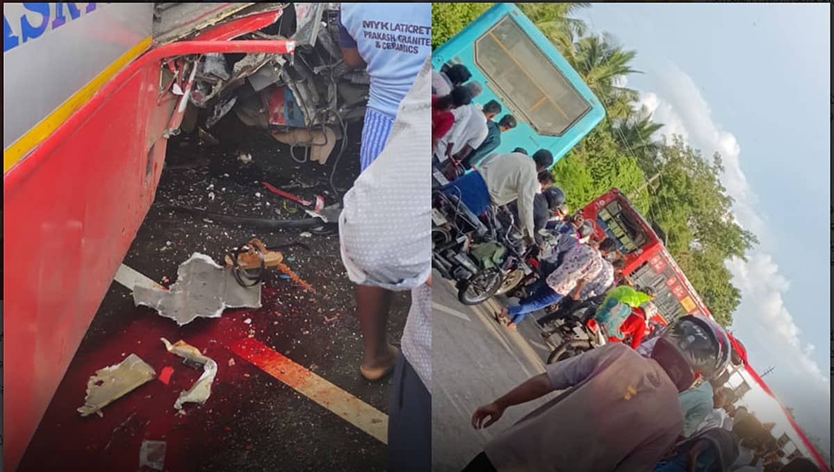 ಮಳವಳ್ಳಿ: ಮೂರು KSRTC ಬಸ್ಗಳ ನಡುವೆ ಡಿಕ್ಕಿ; ಮೂವರು ಸಾವು, ಹಲವರಿಗೆ ಗಾಯ