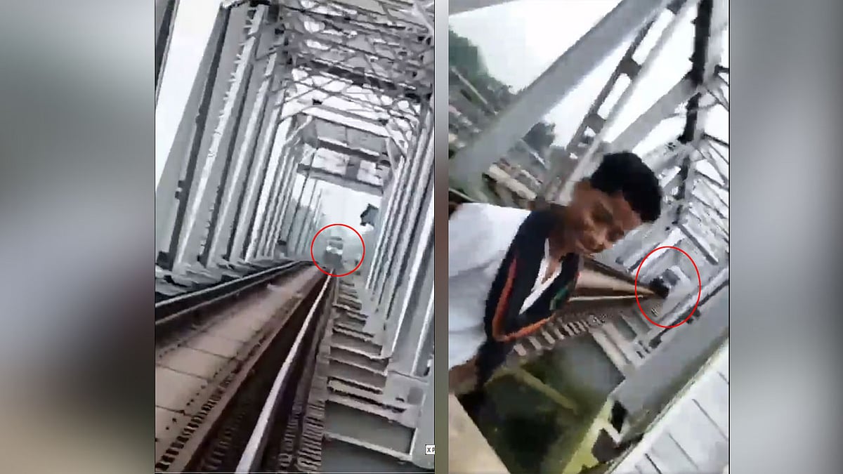 ಭೀಕರ: ರೀಲ್ಸ್ ಹುಚ್ಚಾಟ; ಹಳಿ ಮೇಲೆ ನಿಂತು ವಿಡಿಯೋ ಮಾಡ್ತಿದ್ದ ಯುವಕನಿಗೆ ಗುದ್ದಿದ ರೈಲು! Video