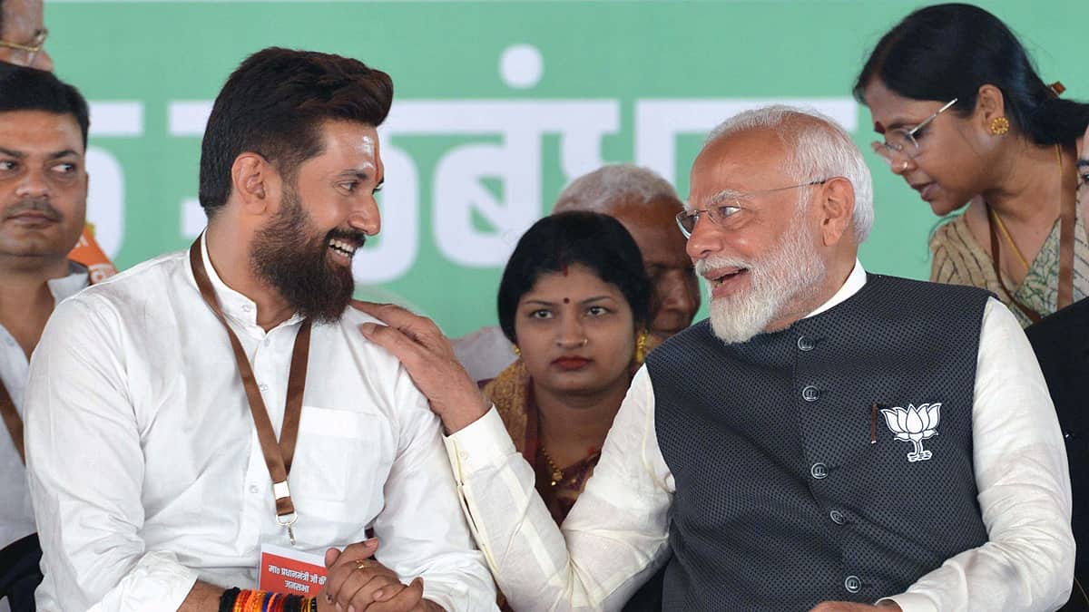 ಬಿಹಾರದಲ್ಲಿ ನರೇಂದ್ರ ಮೋದಿಯ ಹನುಮಾನ್ ಚಿರಾಗ್ ಪಾಸ್ವಾನ್ (ನೇರ ನೋಟ)