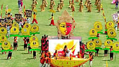 ಕನ್ನಡ ರಾಜ್ಯೋತ್ಸವ: ಸಾಂಸ್ಕೃತಿಕ ಕಾರ್ಯಕ್ರಮದಲ್ಲಿ 1,700 ಶಾಲಾ ಮಕ್ಕಳು ಭಾಗಿ; ಸಚಿವ ಮಧು ಬಂಗಾರಪ್ಪ